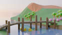 do stylized low poly 3d game environment modular open world map ue5 level design