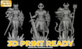 sculpt custom stl miniatures, characters, and statues for 3d printing