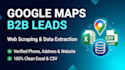 scrape google maps and extract verified b2b leads into excel