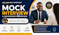 conduct a professional mock interview and help you in job interview