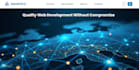 develop your web application by java, django or laravel
