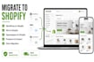 migrate wordpress to shopify, squarespace to shopify or wix to shopify