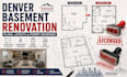 create denver basement renovation plans, layouts and permit drawings