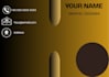 professional personal business card