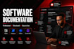 setup software documentation using notion confluence gitbook readme slab nuclino