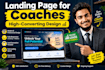 create responsive landing page for coaches and consultants