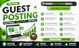 write and publish SEO guest post