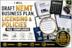 do nemt license, draft nemt business plan and full policies documentations