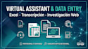 asistente virtual, entrada de datos en excel y transcripcion