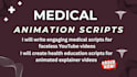 create captivating healthcare and medical video scripts