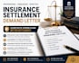 write a professional insurance settlement demand letter