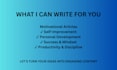 write engaging motivational and self improvement articles