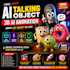create viral 3d ai talking object ai talking head, fruit, tiktok, youtube shorts
