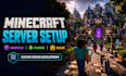 setup and customize your minecraft server with modpack, plugins and builds