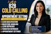 do b2b cold calling and appointment setting