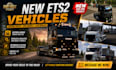 create ets 2 and ats skin and trucks, ets trailer, ats map