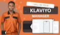 be your klaviyo manager, klaviyo setup and klaviyo integration