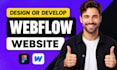 design, develop 3d animated webflow website from figma design, framer website