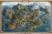 fantasy map illustration vector event map design tourist map