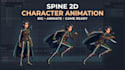 rig and animate your 2d character in spine 2d