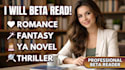 beta read romance beta reader