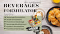 formulate functional drinks, beverages, wellness shots and drink powders