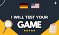professionally playtest your game as a game developer