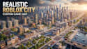 create a realistic roblox city map, game map and 3d environment