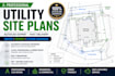 design a professional utility site plan in autocad