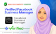 provide facebook business manager with profile with fast delivery