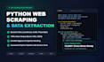 do python data scraping, data extraction, and data cleaning
