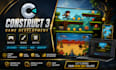 develop 2d,3d online multiplayer game, web game with construct 3 and fix bugs