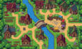 do pixel art tileset background 2d top down rpg map sprite sheet game asset