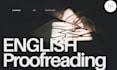 proofread, edit, and grammar check your english