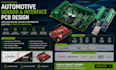 design automotive sensor interface pcb, adc, can, lin and data acquisition board