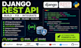 build, fix, or integrate your django rest API