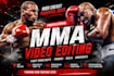 edit professional mma, ufc and fight highlight video