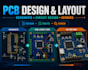 design your pcb layout and circuit schematic