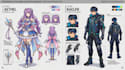 design a high quality female or male vtuber model