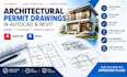 create architectural permit drawings in autocad and revit