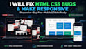 fix HTML CSS bugs and make your website responsive
