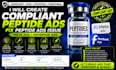 create compliant peptide ads, fix peptide ads issue, meta ads, and facebook ads