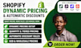 setup shopify dynamic pricing quantity discounts collections automatic pricing