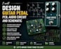 design guitar pedal pcb, audio circuit and schematic