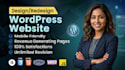 do modern wordpress design or redesign on any category