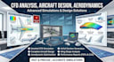 do cfd analysis, aircraft design, aerodynamics simulation, airfoil, wing