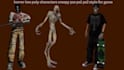 model rig and animate creepy low poly psx ps1 ps2 characters for game