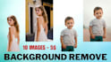 do professional background removal and transparent png