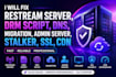 fix restream server, drm script, dns, migration, admin server, stalker, ssl, cnd