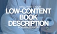 write an amazon KDP low content book description